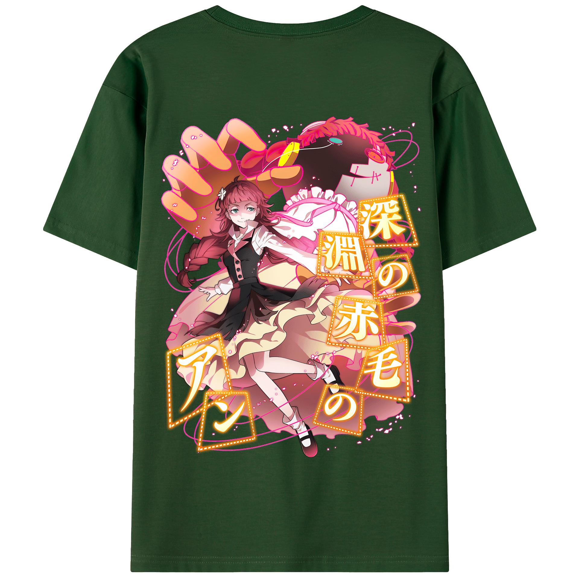 （画像用） 文豪ストレイドッグス Bungo Stray Dogs 綿100％半袖Tシャツ（背面プリント）